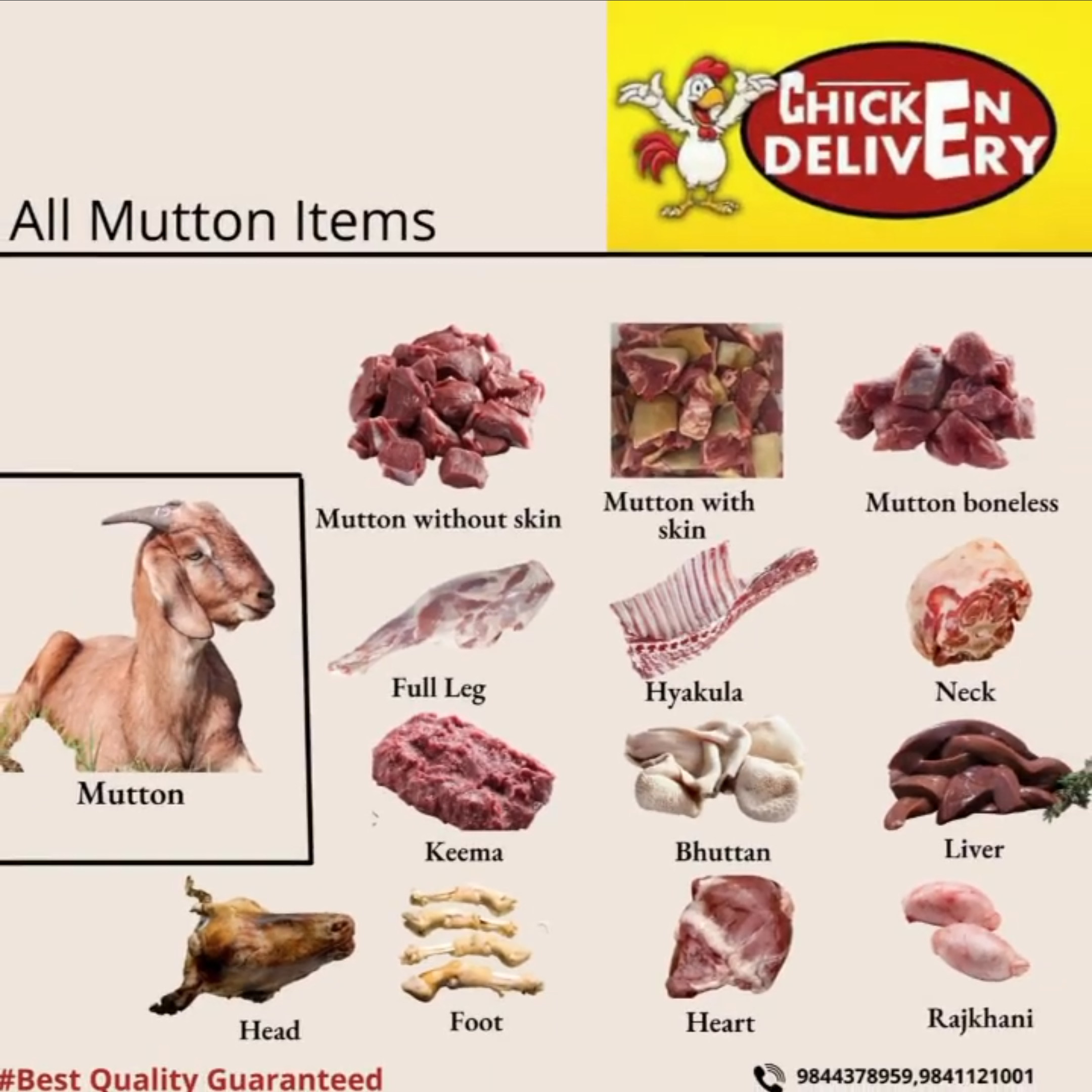 All Mutton Items At Chicken Delivery Nepal